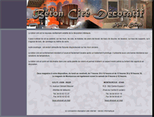 Tablet Screenshot of betonciredecoratif.com